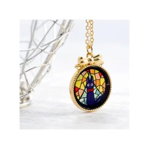 New Bijou Pendentif Jiji Vitrail - Kiki la petite sorcière Bijoux