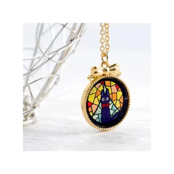 New Bijou Pendentif Jiji Vitrail - Kiki la petite sorcière Bijoux