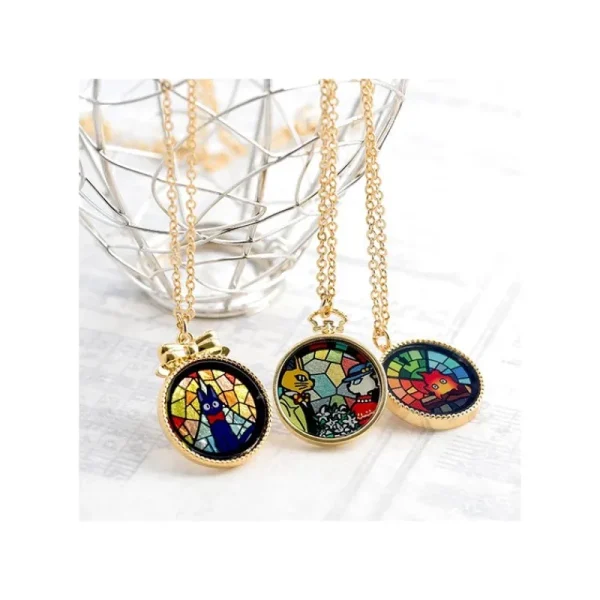 New Bijou Pendentif Jiji Vitrail - Kiki la petite sorcière Bijoux