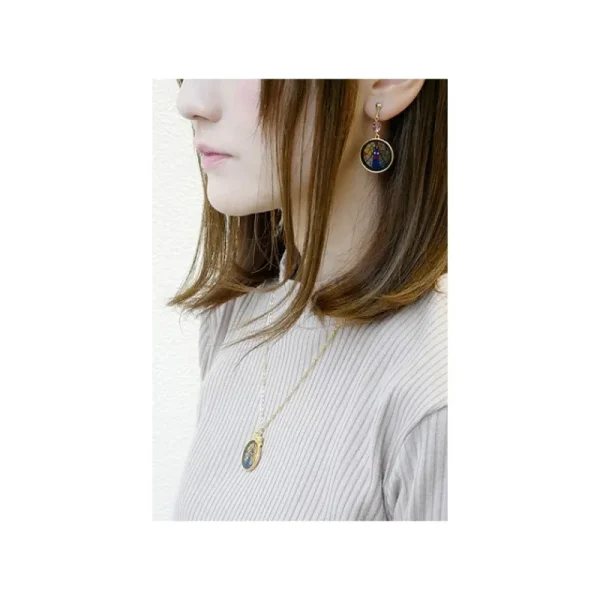 New Bijou Pendentif Jiji Vitrail - Kiki la petite sorcière Bijoux