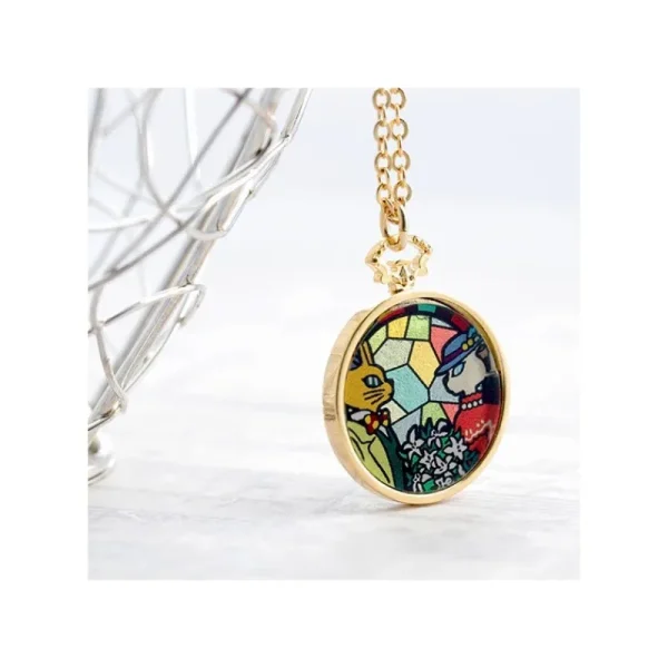 New Bijou Pendentif Louise Et Baron Vitrail - Si tu tends l'oreille Bijoux
