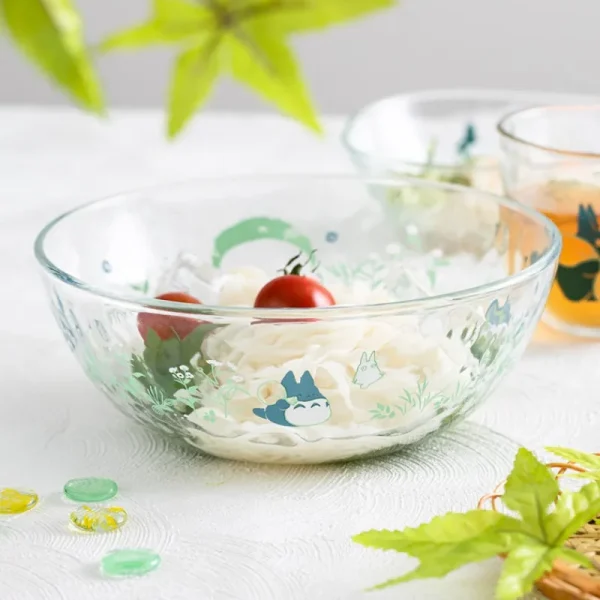 New Bol transparent 17cm Chasse aux glands - Mon Voisin Totoro Cuisine Et Table