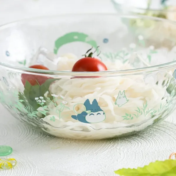 New Bol transparent 17cm Chasse aux glands - Mon Voisin Totoro Cuisine Et Table