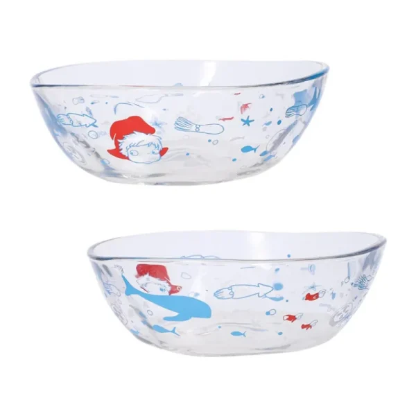 Best Bol transparent 13cm Ponyo sous la mer - Ponyo sur la falaise Cuisine Et Table