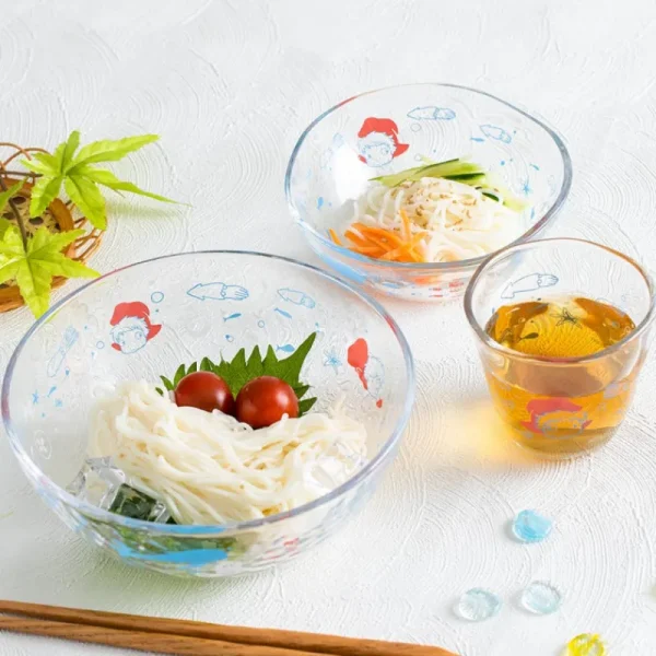 Best Bol transparent 13cm Ponyo sous la mer - Ponyo sur la falaise Cuisine Et Table