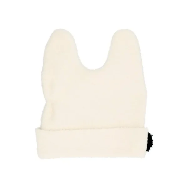 Outlet Bonnet Laine À Oreilles Totoro Blanc - Mon Voisin Totoro Textile