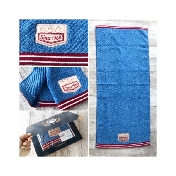 Discount Boîte cadeau 3 serviettes Couture en denim - Mon Voisin Totoro Linge De Maison