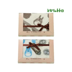 Cheap Boîte cadeau 3 serviettes Totoro&Noiraudes - Mon Voisin Totoro Linge De Maison
