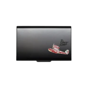Discount Boîte Métal Carte de Visite Noire avec Hydravion - Porco Rosso Accessoires