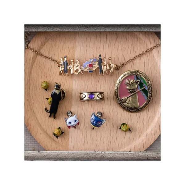 Cheap Boucles d’oreilles à clips Yuki & Lune - Le Royaume des chats Bijoux