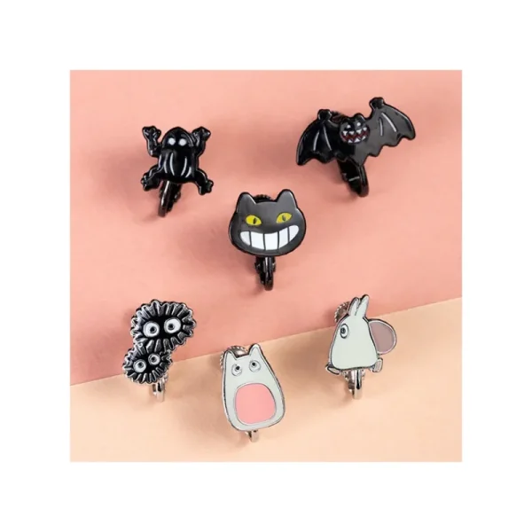 Online Boucles d’oreilles clip Générique Totoro set de 6 - Mon Voisin Totoro Bijoux