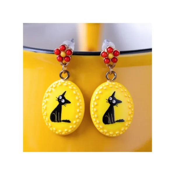 Cheap Boucles d’oreilles fantaisie jaunes Jiji - Kiki la petite sorcière Bijoux