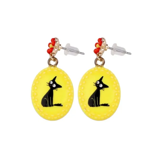 Cheap Boucles d’oreilles fantaisie jaunes Jiji - Kiki la petite sorcière Bijoux