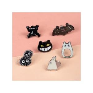 Hot Boucles d’oreilles percées Générique set de 6 - Mon Voisin Totoro Bijoux