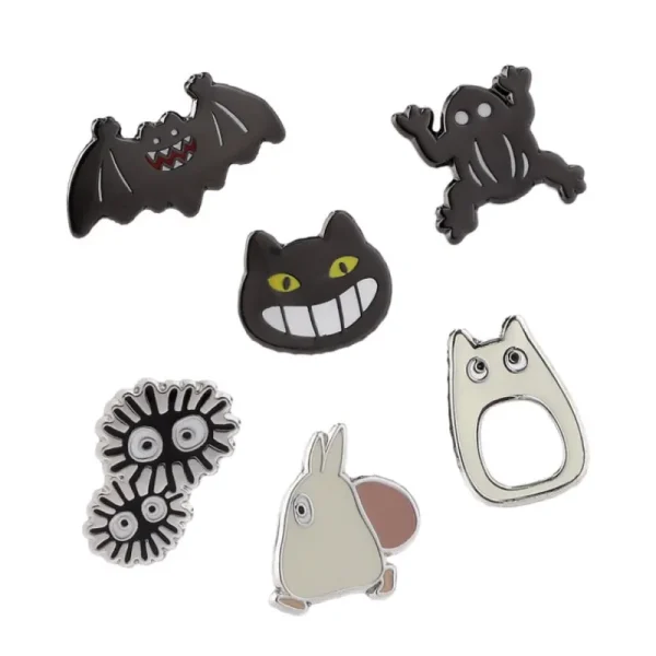Hot Boucles d’oreilles percées Générique set de 6 - Mon Voisin Totoro Bijoux