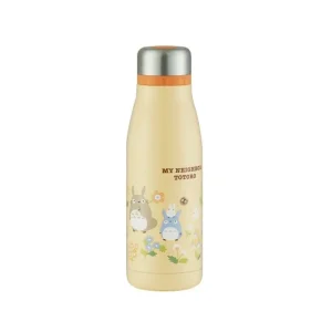 Hot Bouteille Metal Compact One Push Totoro Fleurs - Mon Voisin Totoro Cuisine Et Table