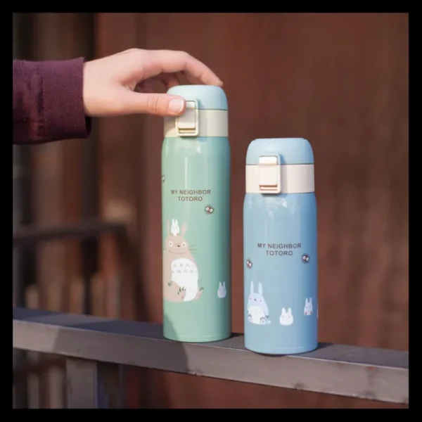 Clearance Bouteille Thermos 480ml Vert pâle mat - Mon Voisin Totoro Cuisine Et Table
