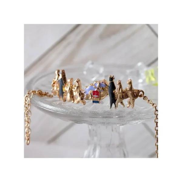 Store Bracelet Défilé des chats - Le Royaume des chats Bijoux