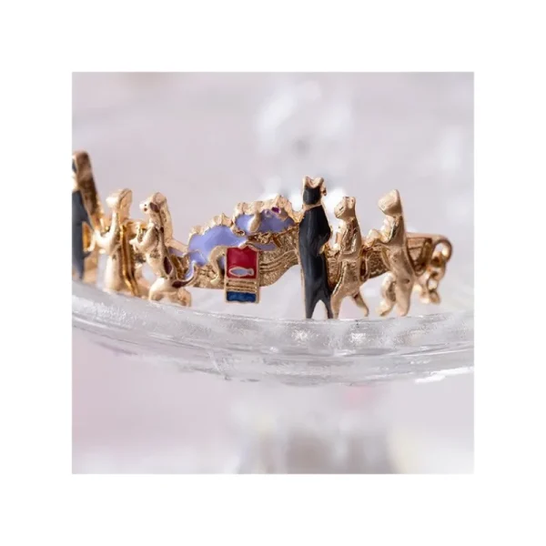 Store Bracelet Défilé des chats - Le Royaume des chats Bijoux