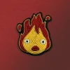 Store Broche Cannetille Calcifer jaune - Le Château Ambulant Pins