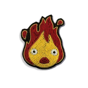 Store Broche Cannetille Calcifer jaune - Le Château Ambulant Pins