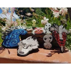 Clearance Broche cannetille Moro - Princesse Mononoké Pins