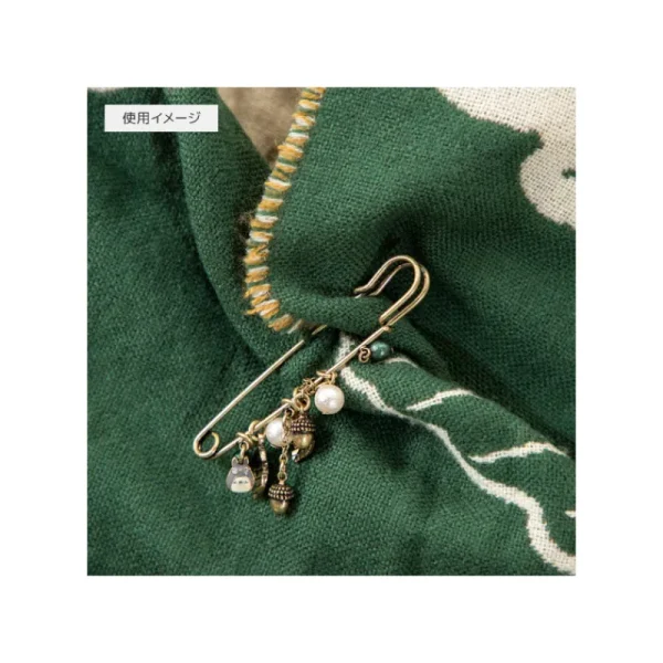 Best Sale Broche épingle à nourrice Totoro & Feuilles - Mon Voisin Totoro Accessoires | Bijoux