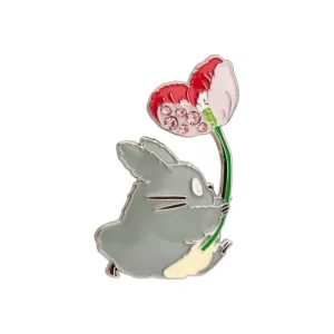 Best Broche Totoro Fleur - Mon Voisin Totoro Pins