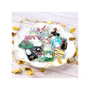 Best Broche Totoro Fleur - Mon Voisin Totoro Pins