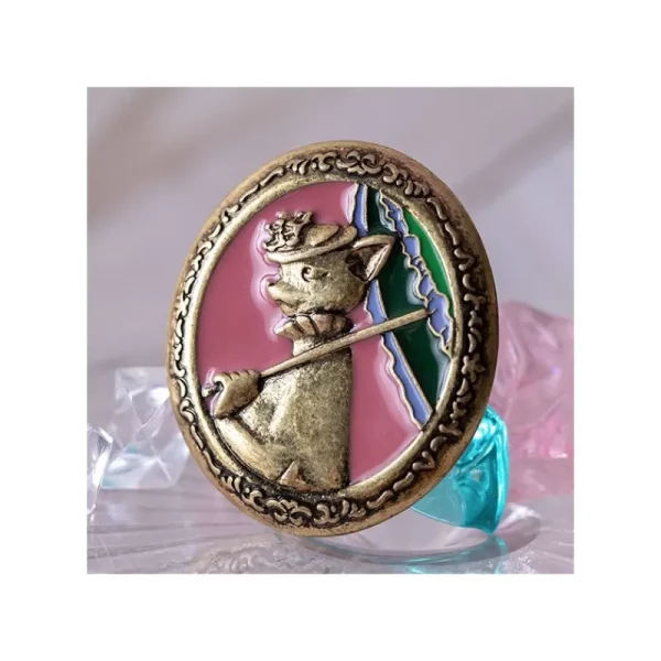 Shop Broche vintage Louise - Le Royaume des chats Pins