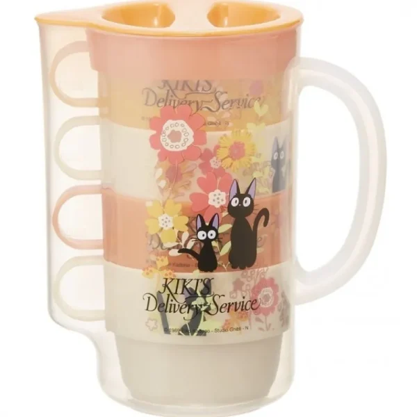 Online Carafe Et 4 Tasses Kiki Marguerite - Kiki la petite sorcière Cuisine Et Table