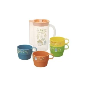 Shop Carafe Et 4 Tasses Totoro Fleur - Mon Voisin Totoro Cuisine Et Table