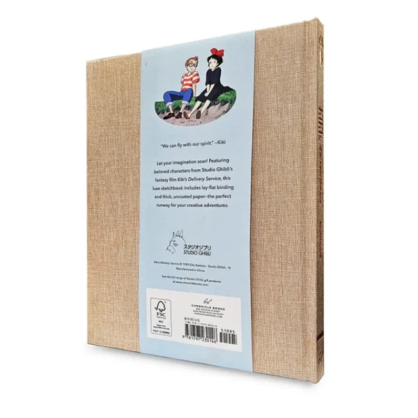 Cheap Carnet de croquis toilé Kiki - Kiki la petite sorcière Carnets Et Cahiers