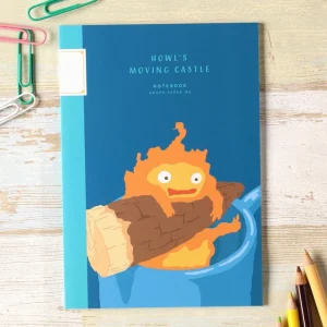 Outlet Carnet de notes B6 Calcifer - Le Château ambulant Carnets Et Cahiers