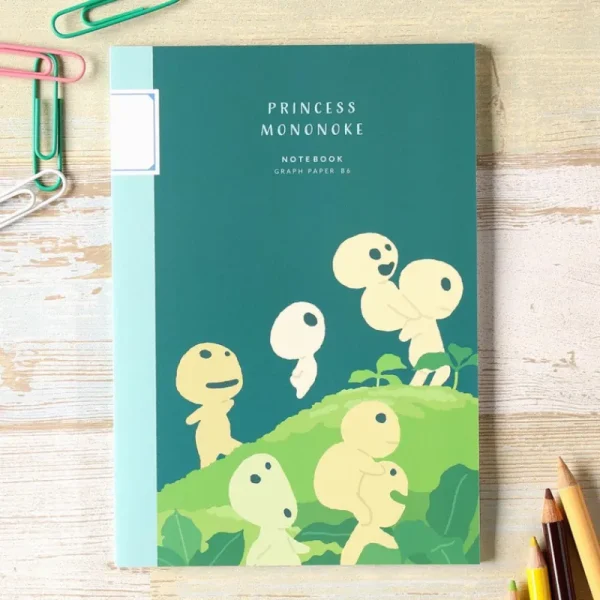Cheap Carnet de notes B6 Kodama - Princesse Mononoké Carnets Et Cahiers