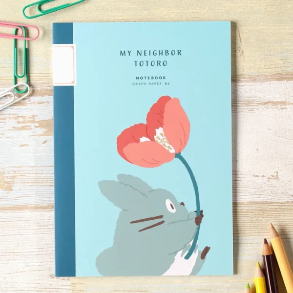 New Carnet de notes B6 Totoro Coquelicot - Mon Voisin Totoro Carnets Et Cahiers
