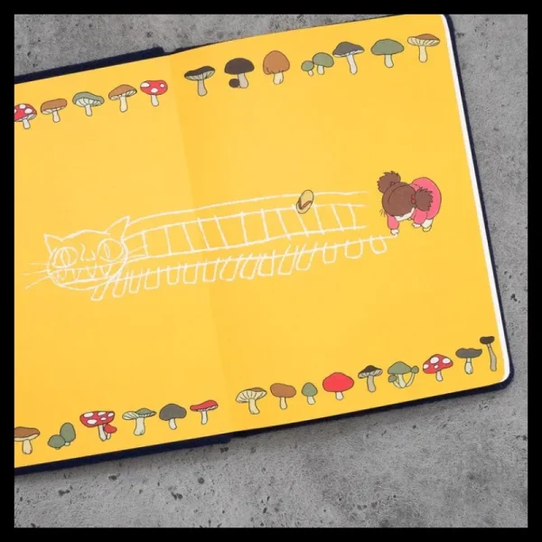 Cheap Carnet feutrine Chatbus - Mon Voisin Totoro Carnets Et Cahiers