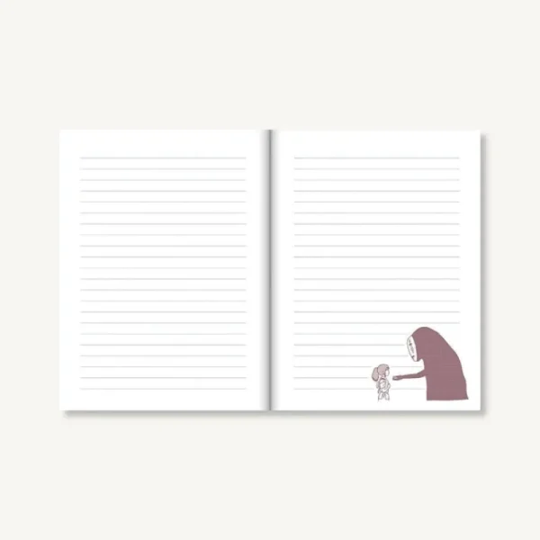 Clearance Carnet feutrine No Face - Le Voyage de Chihiro Carnets Et Cahiers