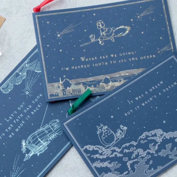 Sale Carte de vœux - Le Château dans le ciel Cartes Postales Et Papier À Lettres