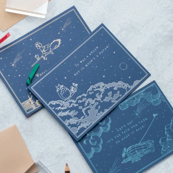 Sale Carte de vœux - Le Château dans le ciel Cartes Postales Et Papier À Lettres