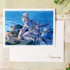 Discount Carte de vœux aquarelle 24 x 15,8 cm Sur le front - Nausicaä Cartes Postales Et Papier À Lettres