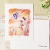 New Carte de vœux aquarelle 24 x 15,8 cm Sauvetage - Le Château dans le c Cartes Postales Et Papier À Lettres