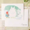 Outlet Carte de vœux aquarelle 24 x 15,8 cm Hiver - Mon Voisin Totoro Cartes Postales Et Papier À Lettres