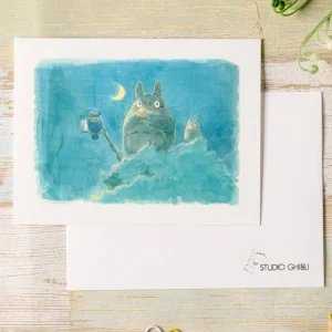 Hot Carte de vœux aquarelle 24 x 15,8 cm Automne - Mon Voisin Totoro Cartes Postales Et Papier À Lettres