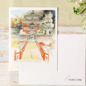 Online Carte de vœux aquarelle 24 x 15,8 cm Aburaya - Le Voyage de Chihiro Cartes Postales Et Papier À Lettres