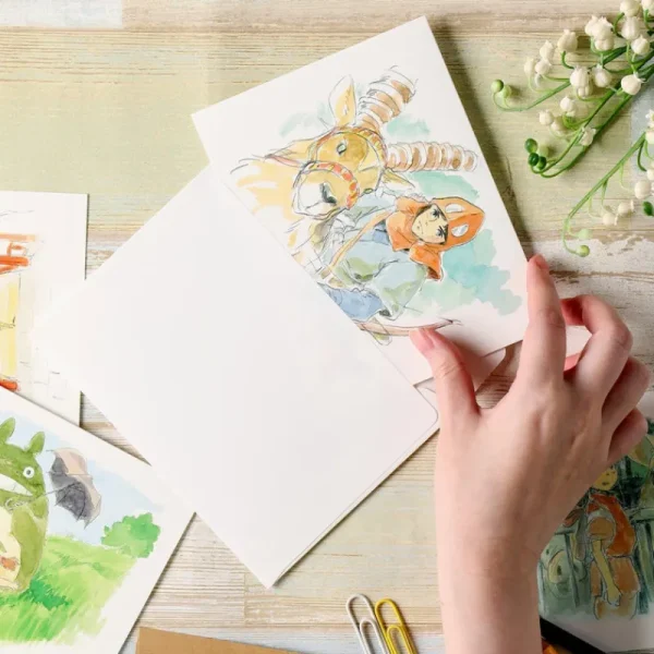 Discount Carte de vœux aquarelle 24 x 15,8 cm Sur le front - Nausicaä Cartes Postales Et Papier À Lettres