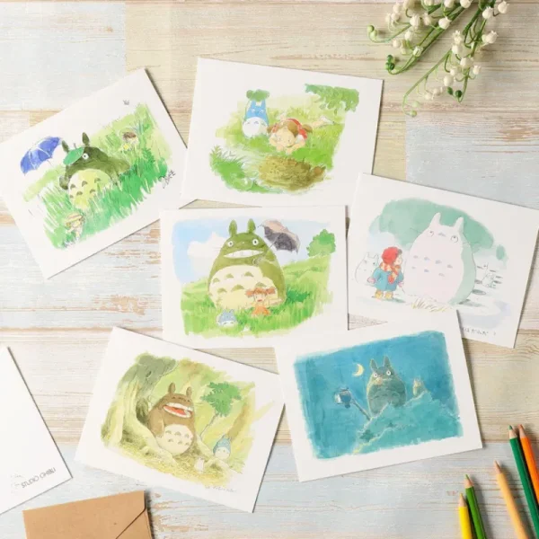 Discount Carte de vœux aquarelle 24 x 15,8 cm Sur le front - Nausicaä Cartes Postales Et Papier À Lettres