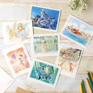 Discount Carte de vœux aquarelle 24 x 15,8 cm Sur le front - Nausicaä Cartes Postales Et Papier À Lettres