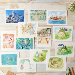 Discount Carte de vœux aquarelle 24 x 15,8 cm Sur le front - Nausicaä Cartes Postales Et Papier À Lettres