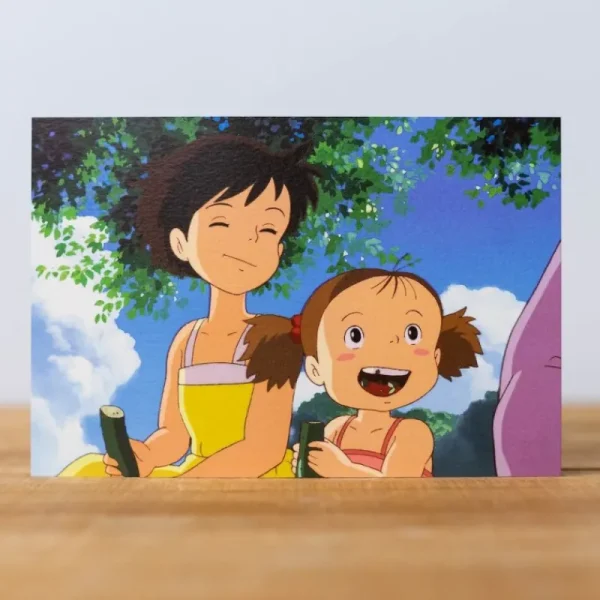 Shop Carte Postale Satsuki & Mei Goûter - Mon Voisin Totoro Cartes Postales Et Papier À Lettres